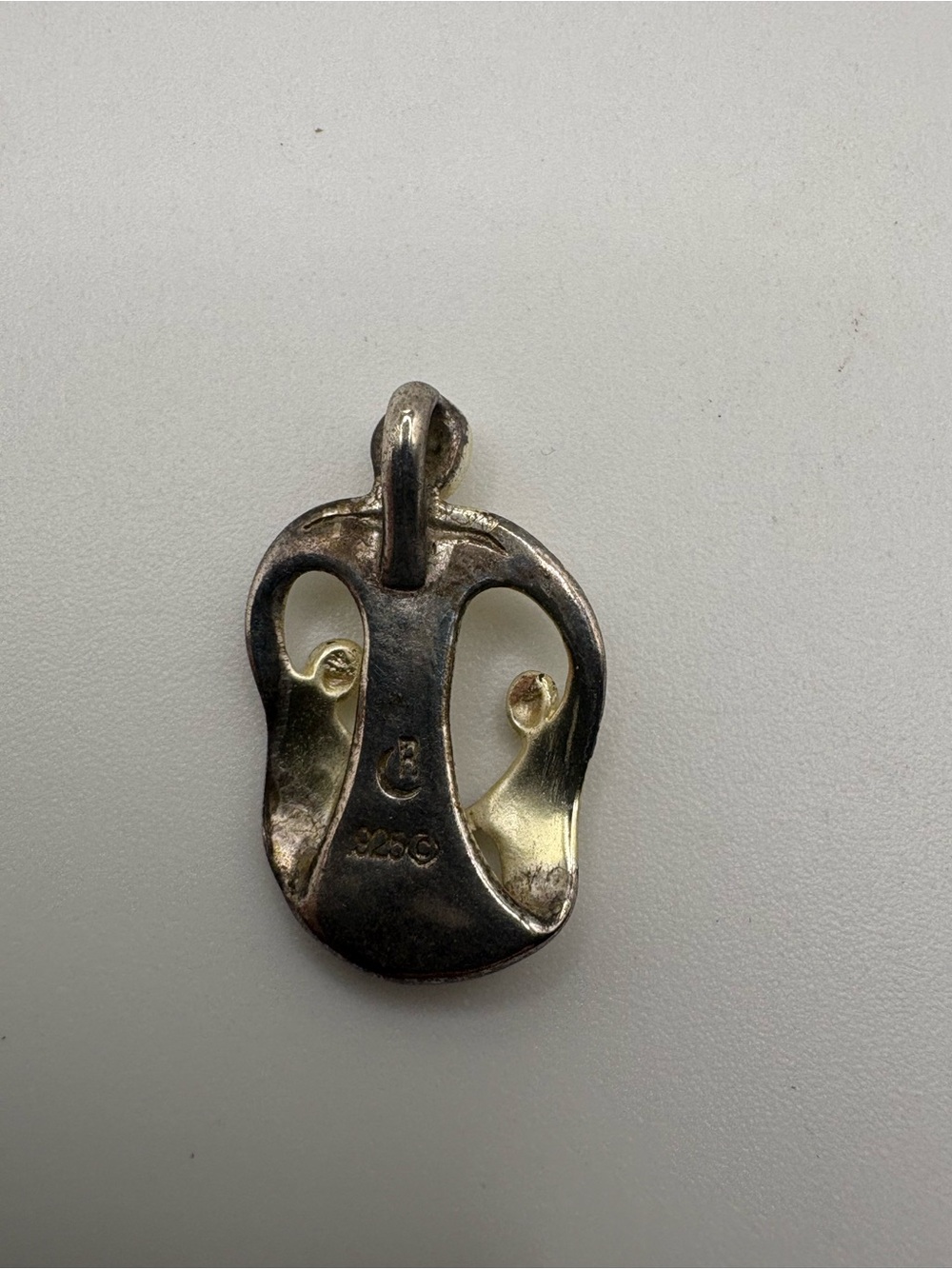 ⁠Vintage Carolyn Pollack Relios 925 Sterling Silver Family Hug Pendant Charm⁠ - Picture 4 of 11